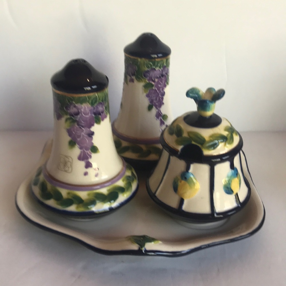 J McCall Condiment Set